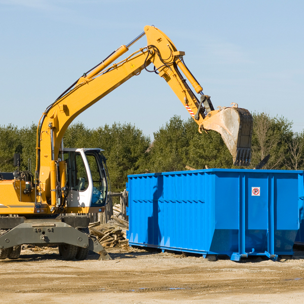 can i choose the location where the residential dumpster will be placed in Holiday